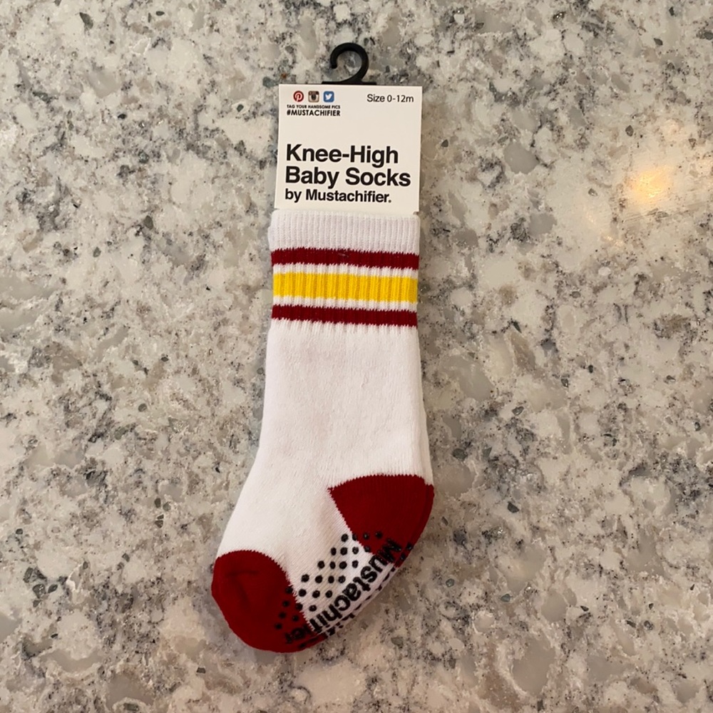 80s style baby socks